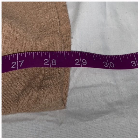 Papaya Boho Rope Belt Linen Tan Pants Small - Picture 4 of 6